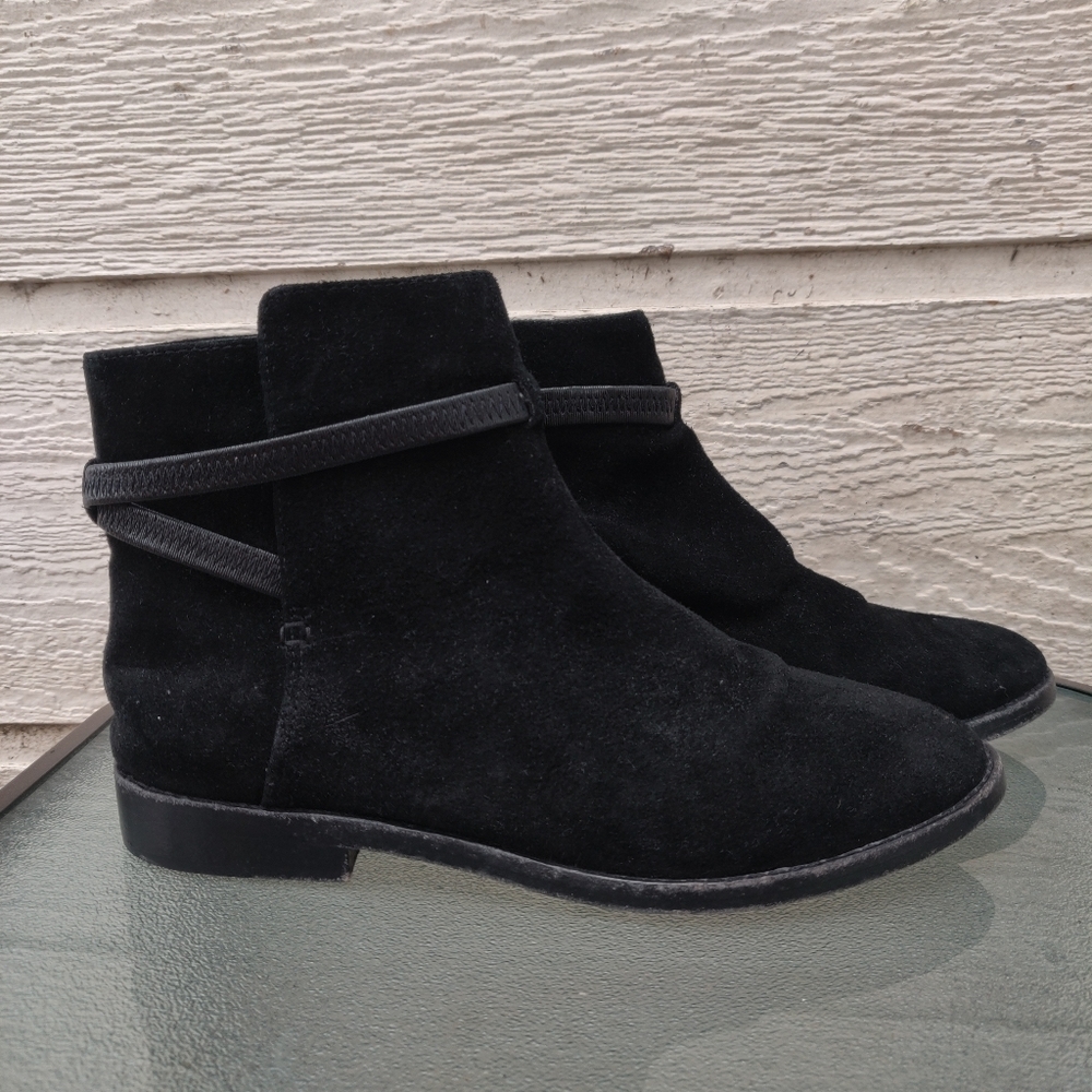 Joie suede boots black Size 37 women's, used norma